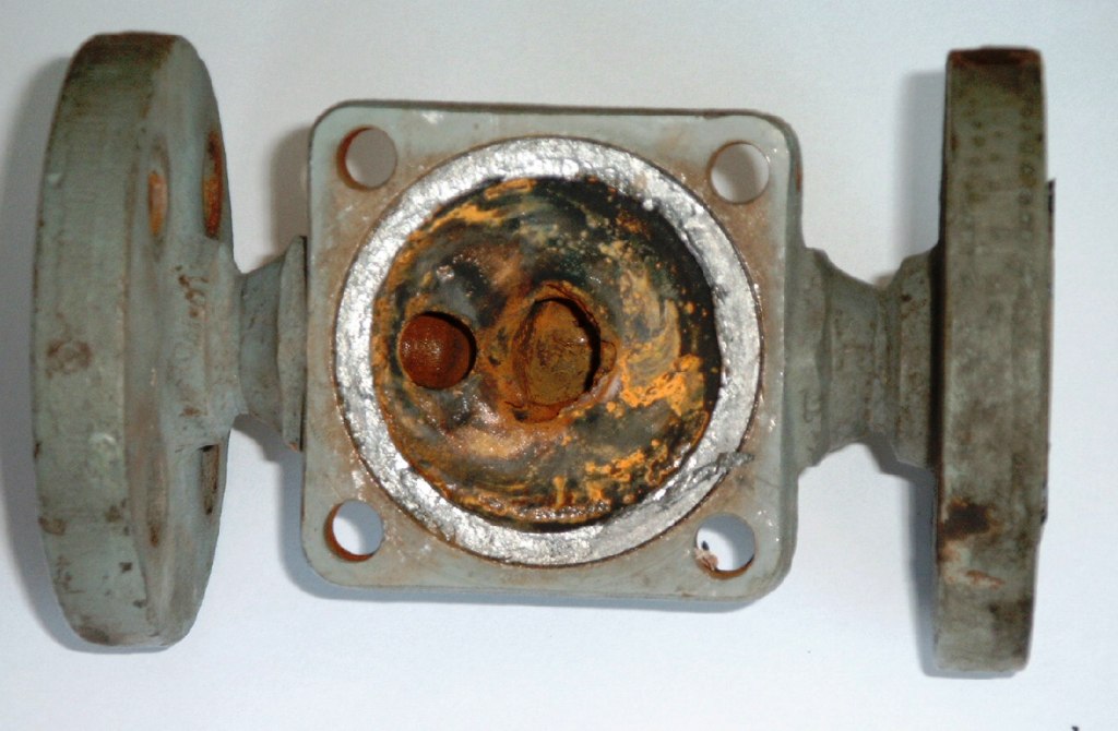 Defecte condenspot door erosie